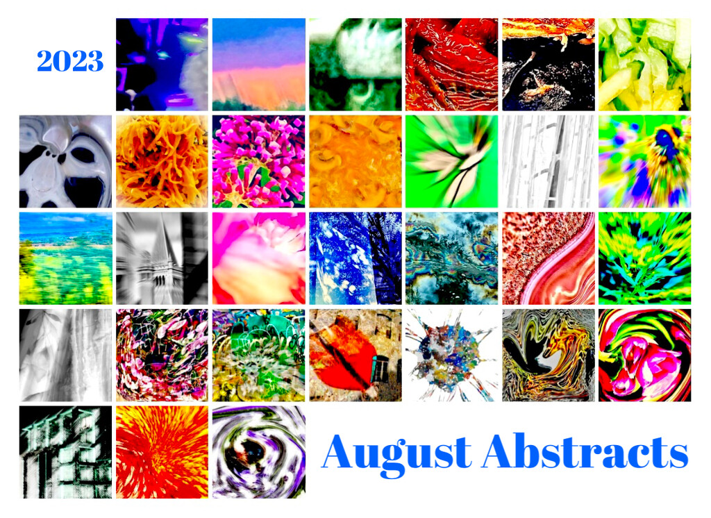 August Abstract Calendar  by rensala