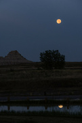 31st Aug 2023 - Full Moonset in the Badlands