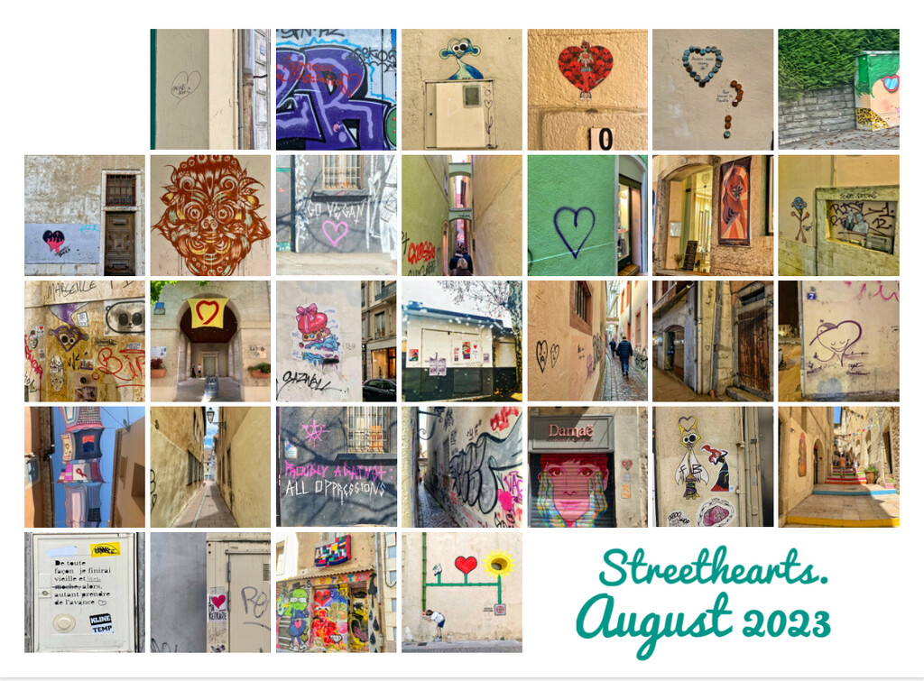 Street hearts of August.  by cocobella