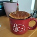 Coffee and a waffle by nami