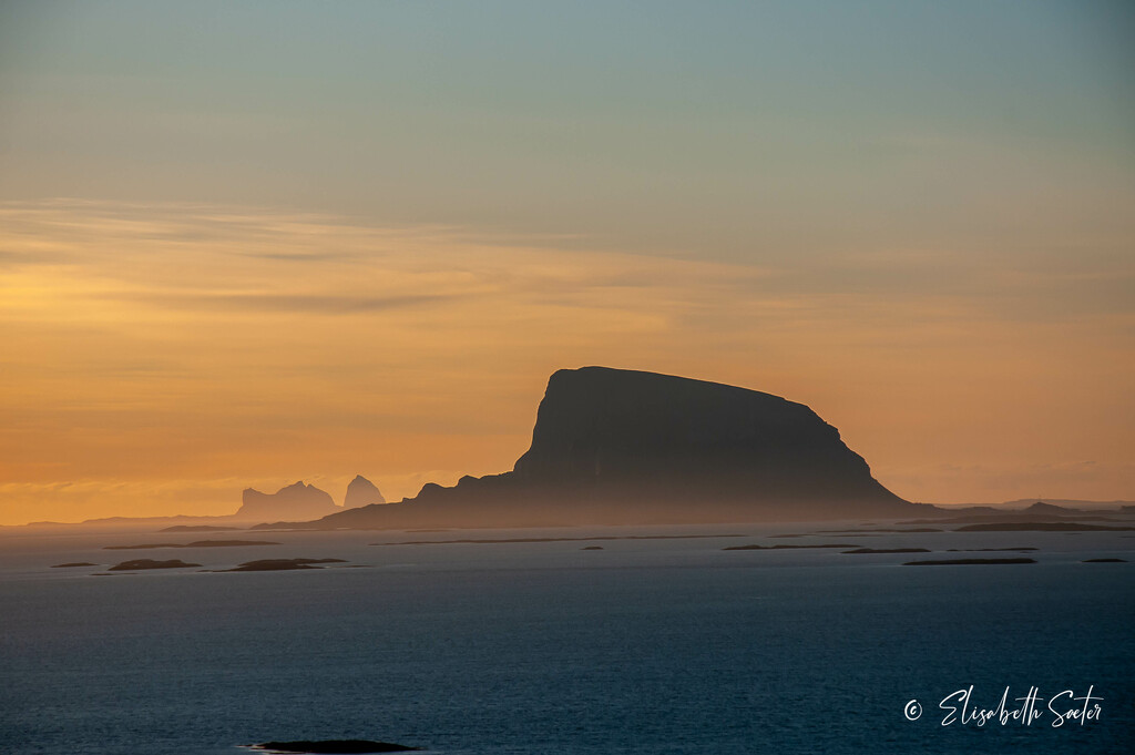 Sunset at Lovund by elisasaeter
