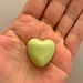 Green chocolate heart.  by cocobella