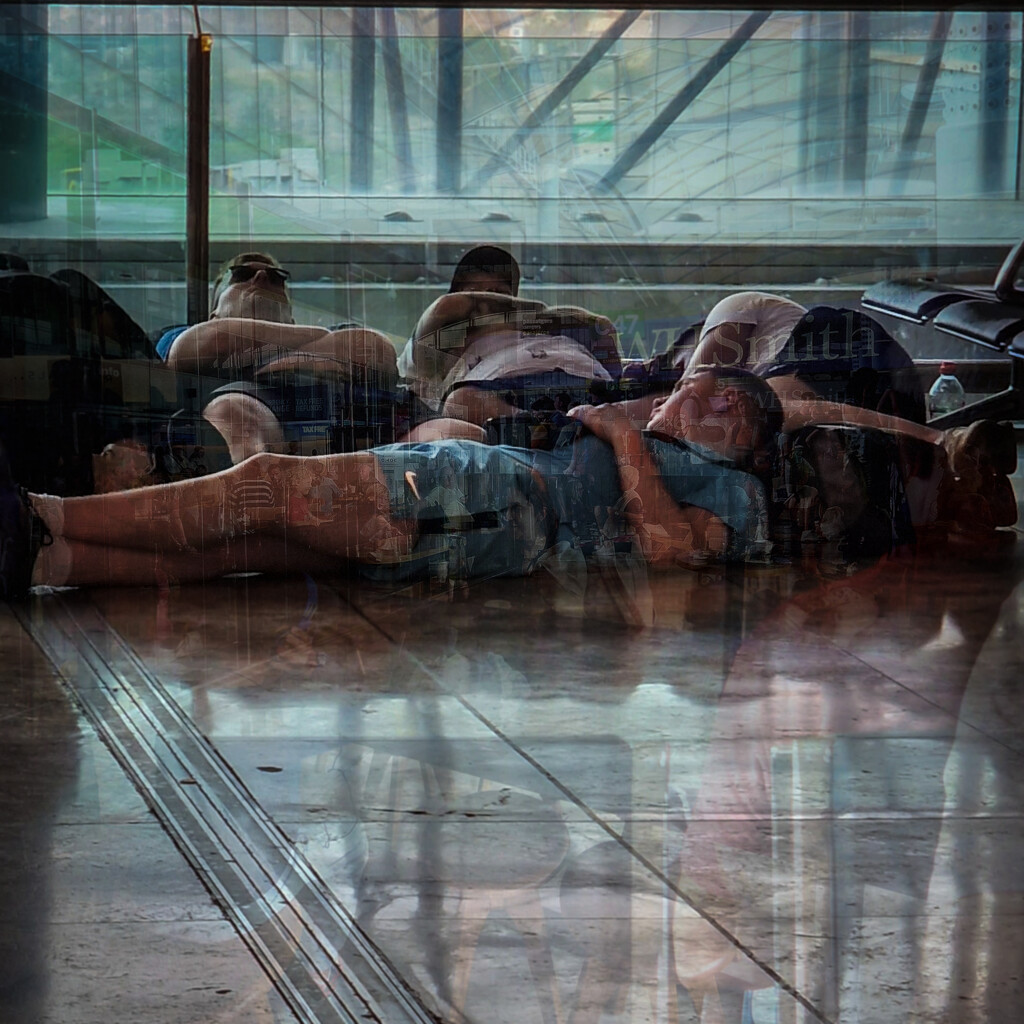 Forty winks at Alicante airport by andyharrisonphotos
