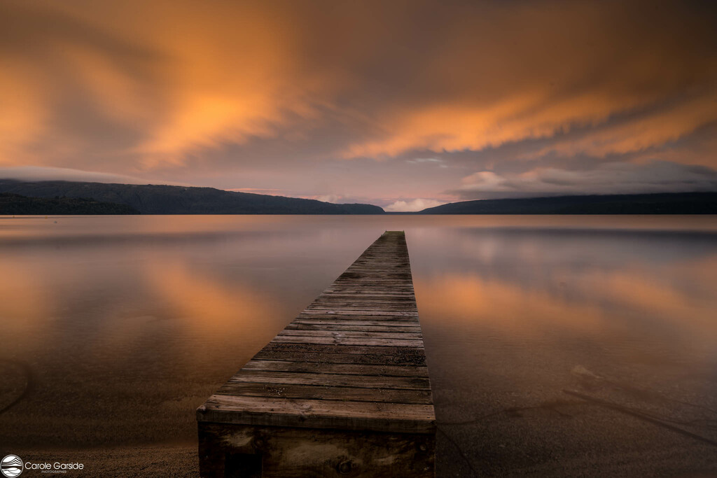 Lake Tarawera Sunset by yorkshirekiwi