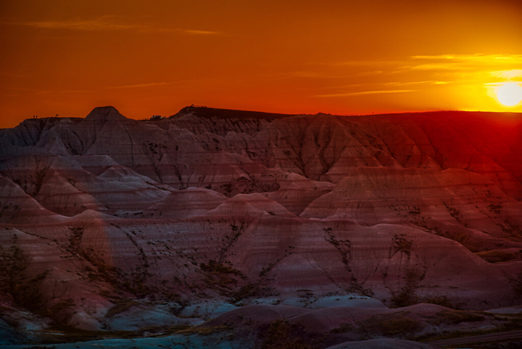 Badlands Sunset by k9photo