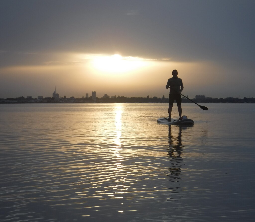 Sunset paddle by wakelys