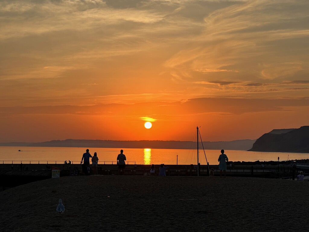 Sunset Over Lyme Bay, Dorset by 365projectmaxine