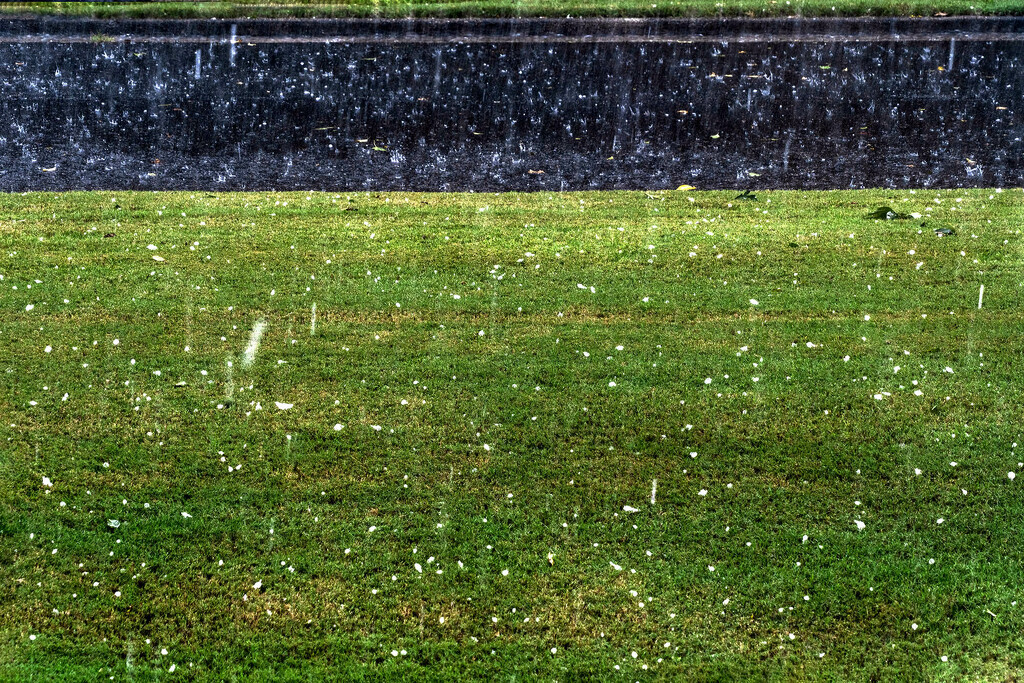 Hailstorm by k9photo