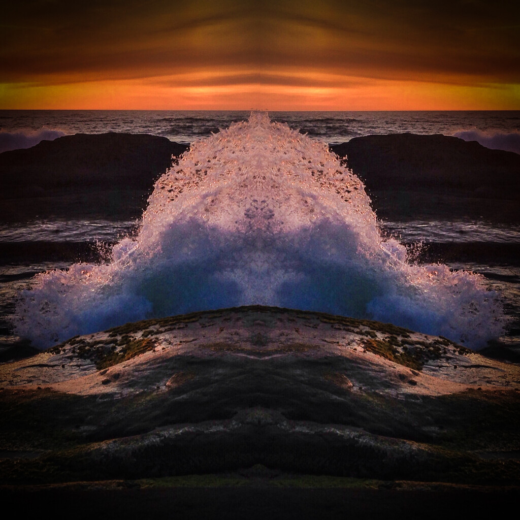 Surf Prayer ~ A Tessellation  by 365projectorgbilllaing