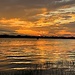 Marsh sunset at high tide