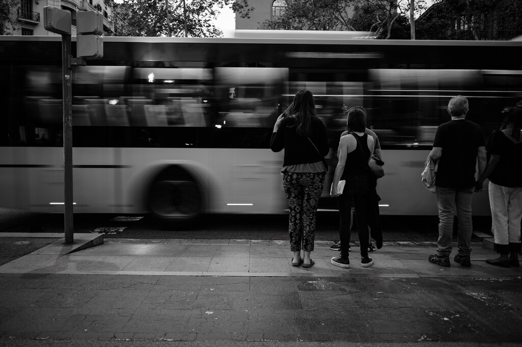 Bus Stop Ahead by jborrases