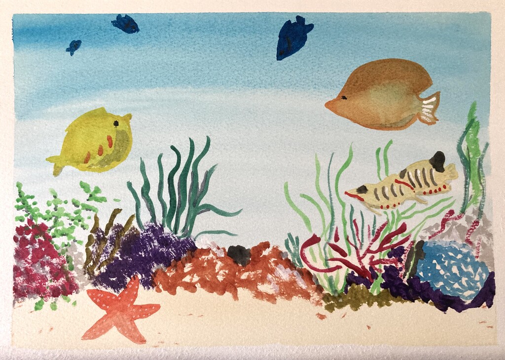 Day 21:  Aquarium by artsygang