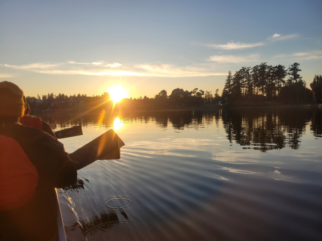 Sunset Paddle by kimmer50