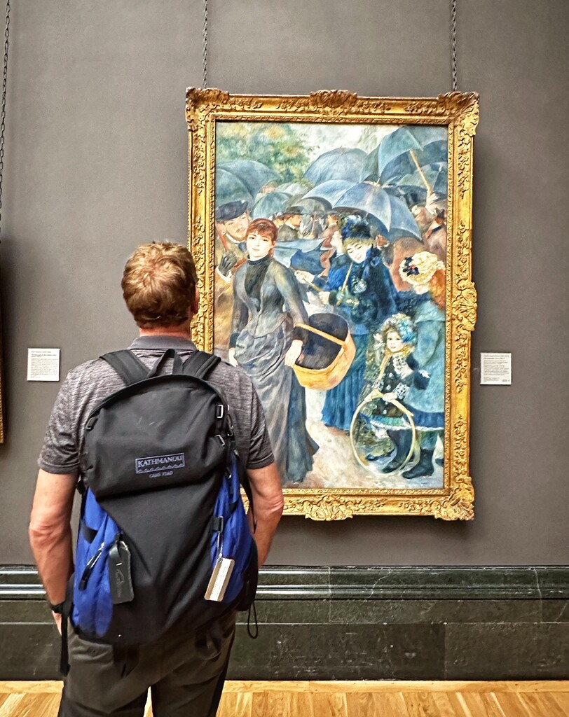 In conversation with a Renoir by pusspup