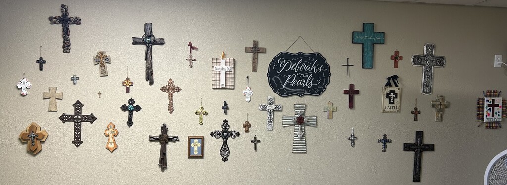 Wall of crosses… by bellasmom