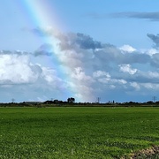 25th Sep 2023 - Rainbow from pretty clear sky