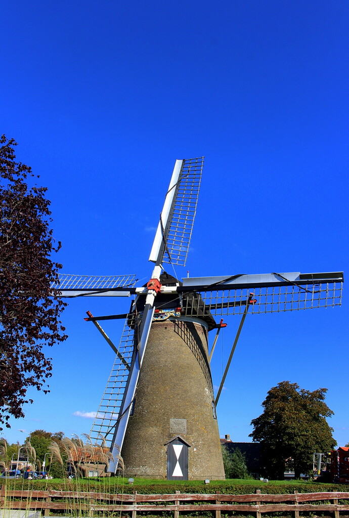  The whole mill. Oosterlandse Molen AD  1752 by pyrrhula