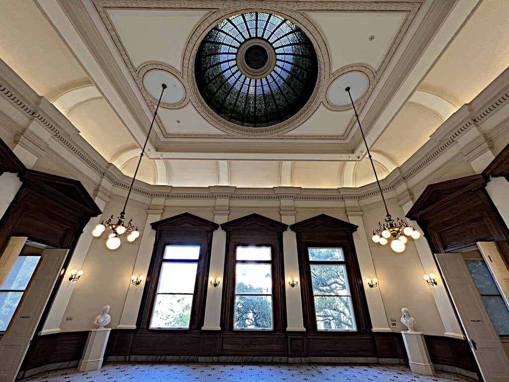 Interior, under the dome, Gibbes Museum of Art, Charleston by congaree