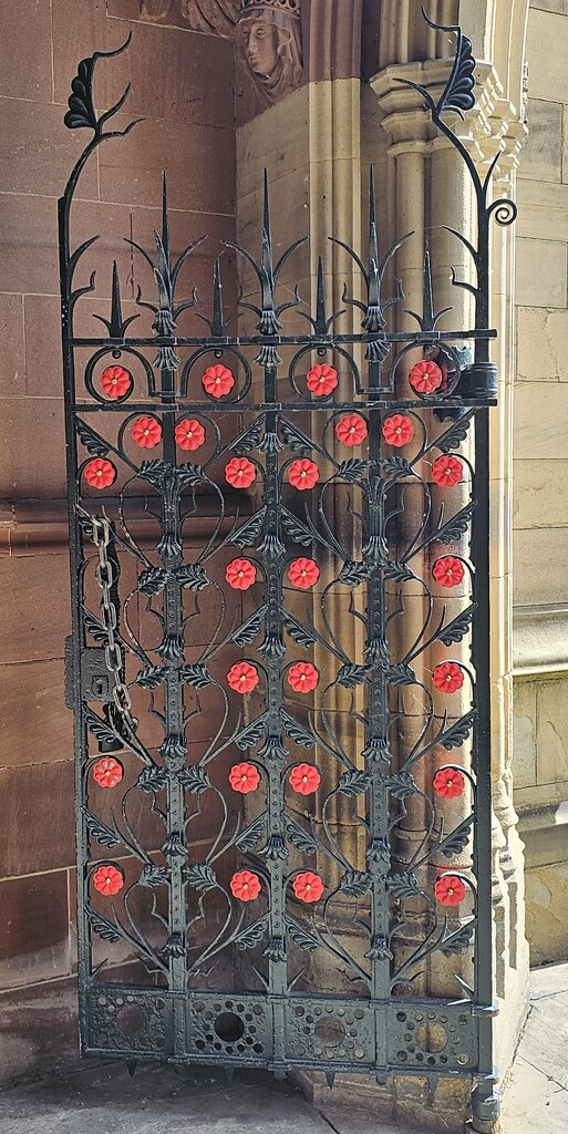 Gates Manchester Cathedral  by pammyjoy