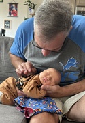 3rd Oct 2023 - Grandpa Ben with Baby Ben💙🩵