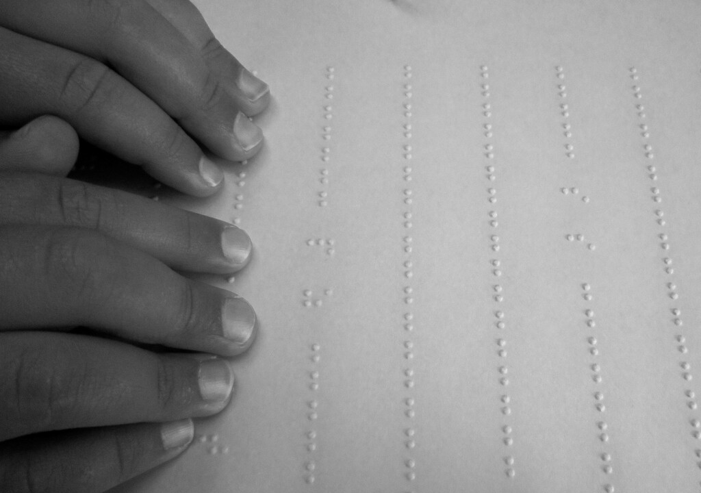 learning braille by ellene