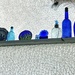 Blue Bottles on Glass - Still (6) by rensala