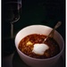 Warm bowl of Chili and a glass of Pinot Noir by eahopp