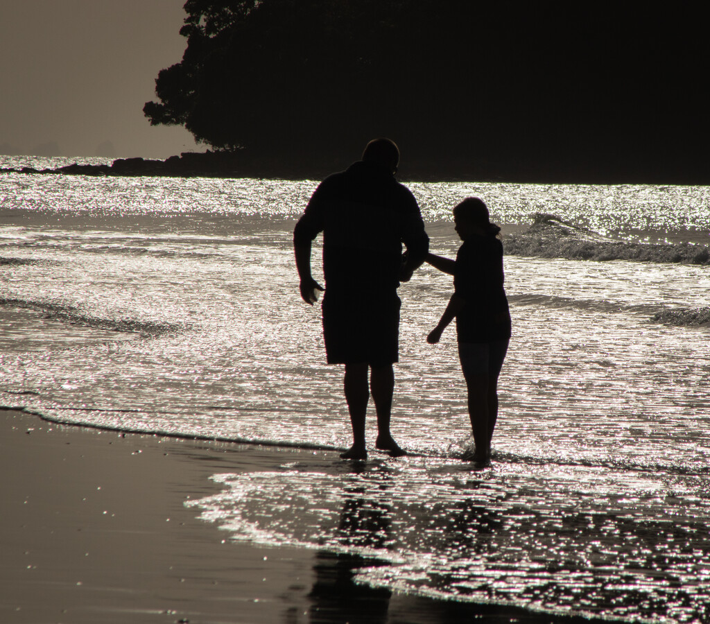 Beach Silhouettes by 365projectclmutlow