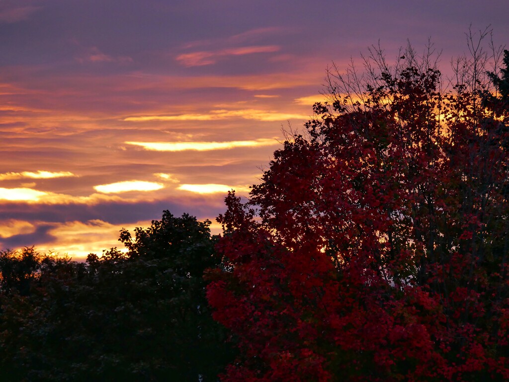 October sunset by ljmanning