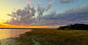 10th Oct 2023 - Panoramic marsh sunset