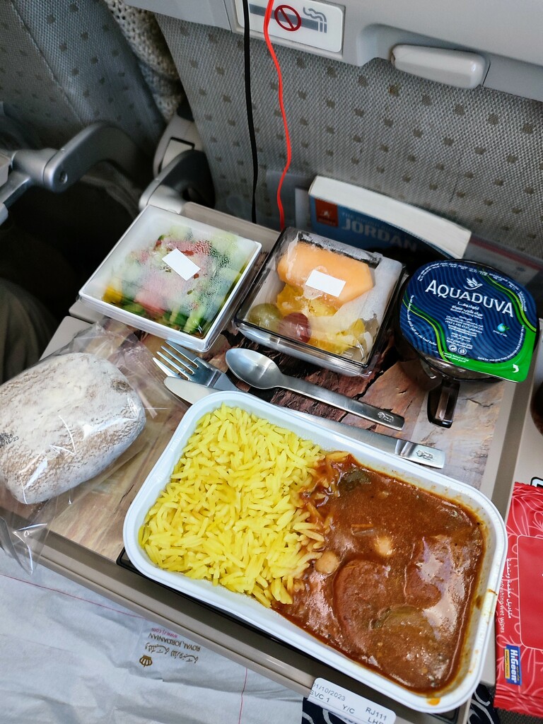 Royal Jordanian in-flight meal  by boxplayer