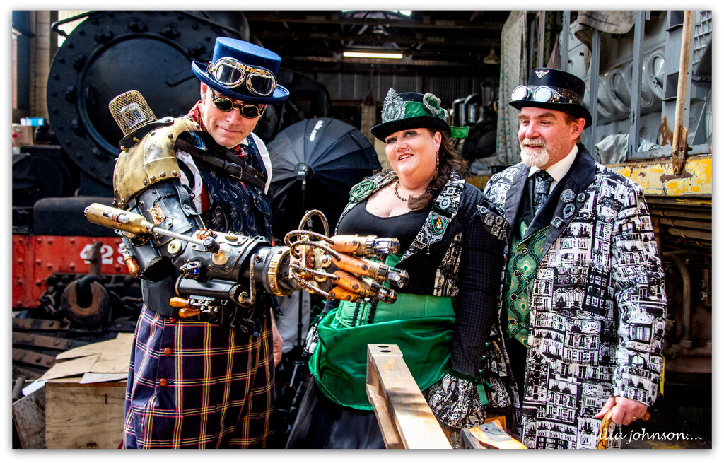 Steampunkers at the Workshop.. by julzmaioro