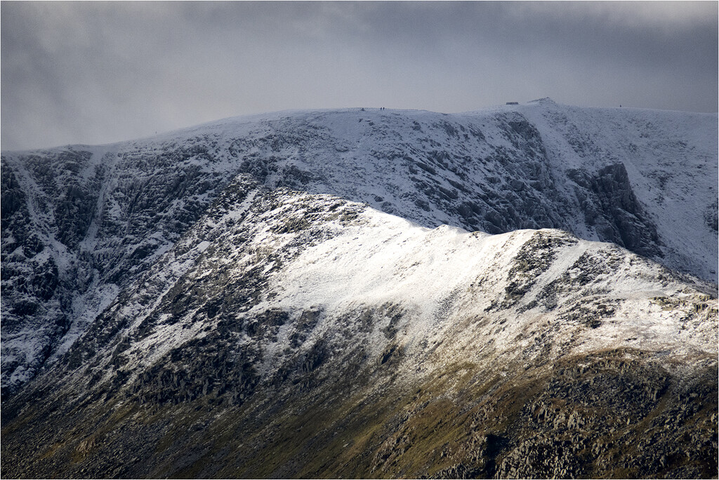 Helvellyn across Striding Edge by bournesnapper