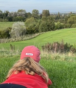 8th Oct 2023 - Brontë looking over the golf course....