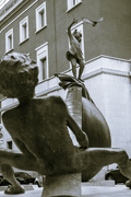 9th Oct 2023 - Girl balancing on seesaw