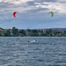 Kite surfers.  by cocobella