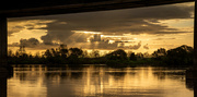 18th Oct 2023 - Sunset under Rangiriri Bridge