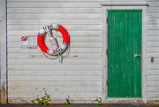 20th Oct 2023 - Lifebuoy and green door