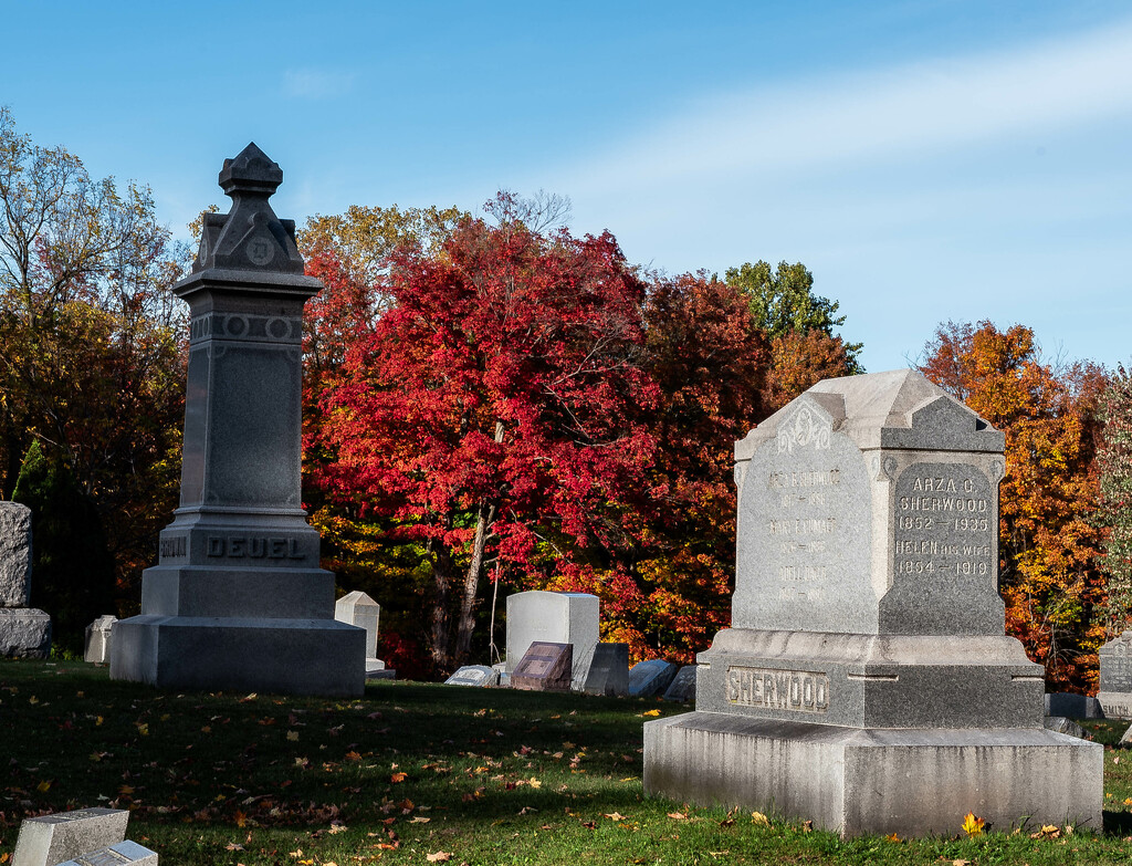 Autumnal cemetery-2 by darchibald