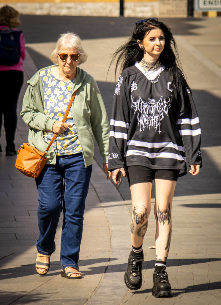 A Goth and Her Gran by swillinbillyflynn