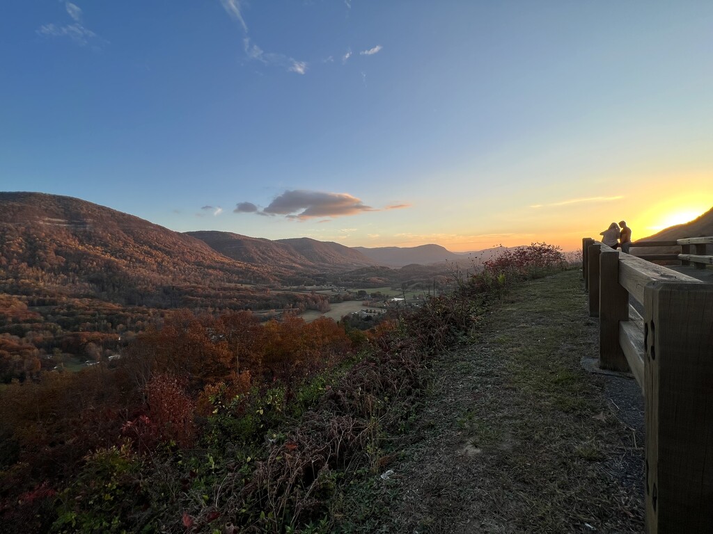 Powell Valley at Sunset by calm