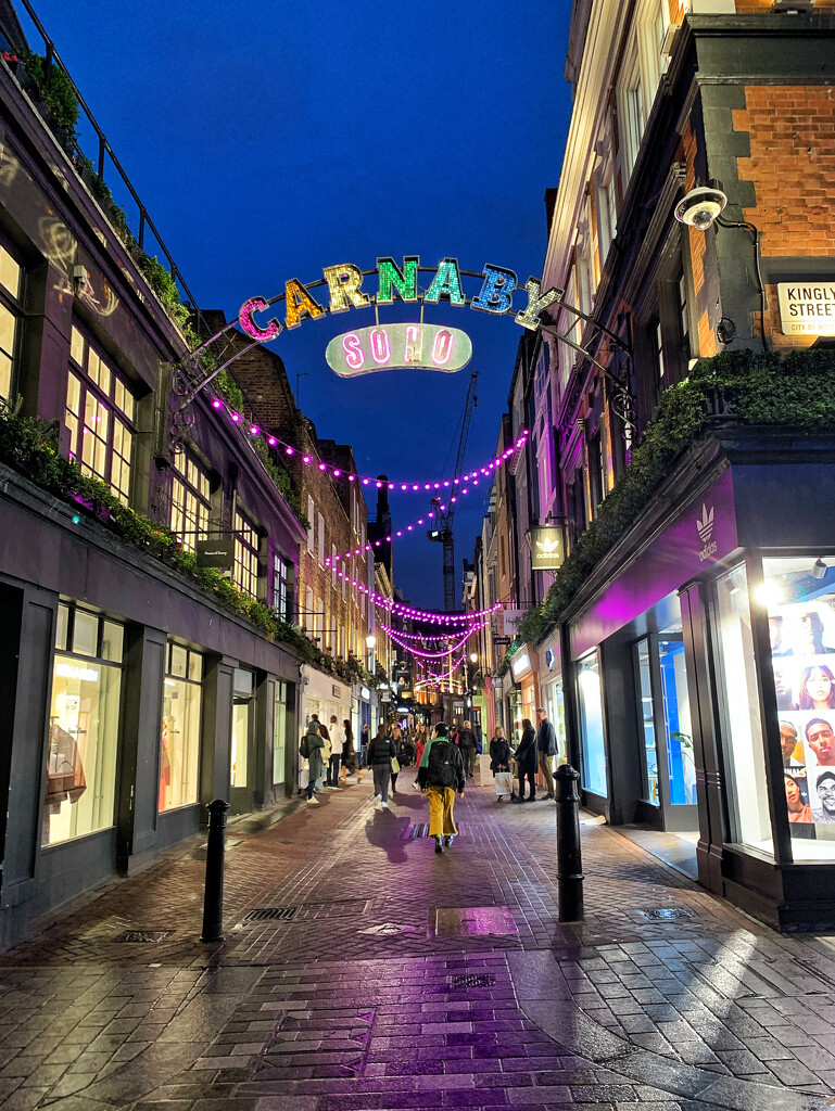 Carnaby street by night.  by cocobella