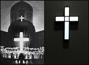28th Oct 2023 - The Cross Above the Altar Before and After
