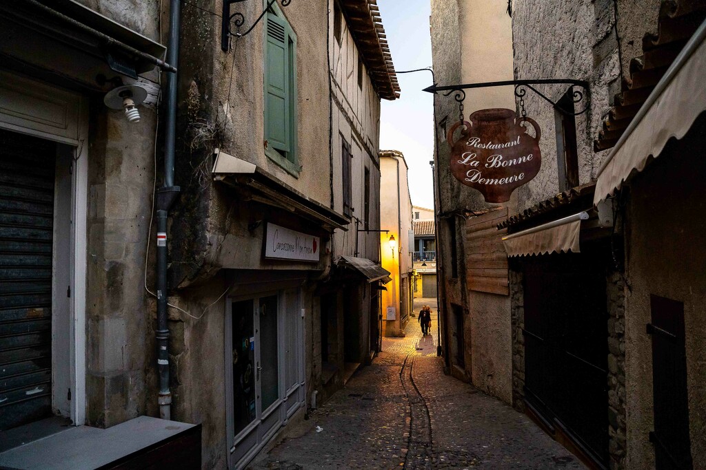 Carcassonne laneway by pusspup