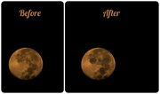 30th Oct 2023 - Natural Jack O' Lantern Moon