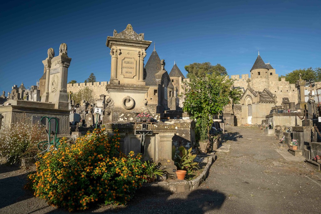 The cemetery , Carcassonne by pusspup
