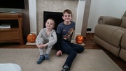 31st Oct 2023 - Proud first time pumpkin carvers