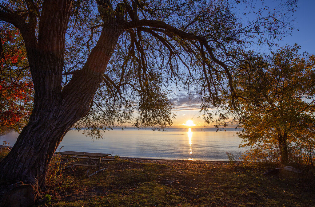 Lakeside Sunrise by pdulis