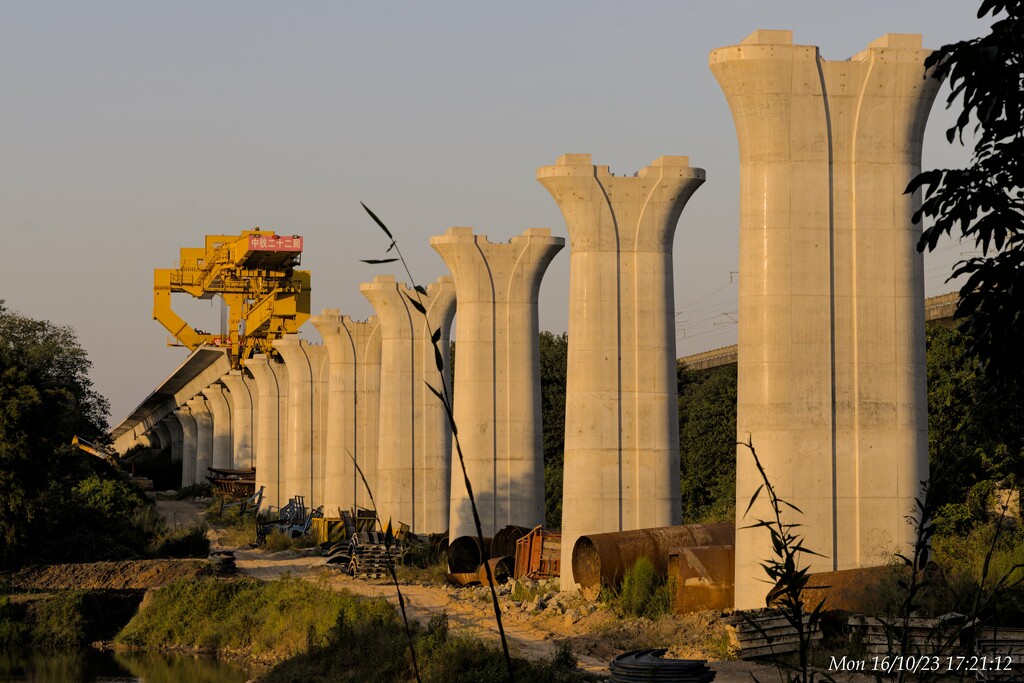 Highspeed railway under construction by wh2021