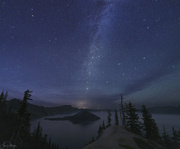 2nd Nov 2023 - Crater Lake Milky Way   Reedit